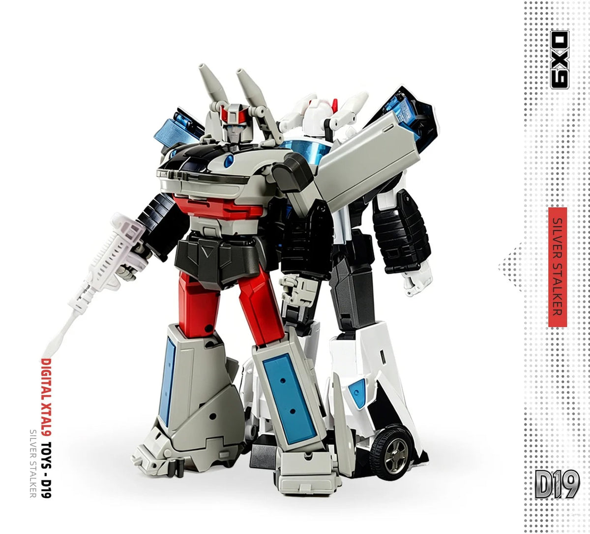DX9 D-19 Silver Stalker PVC and ABS Collectible Figure - View 8