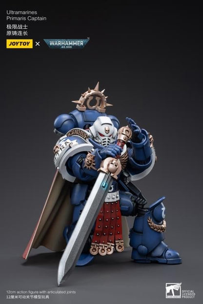 JoyToy Warhammer 40K Ultramarines Primaris Captain 1/18 Scale Action Figure - View 4