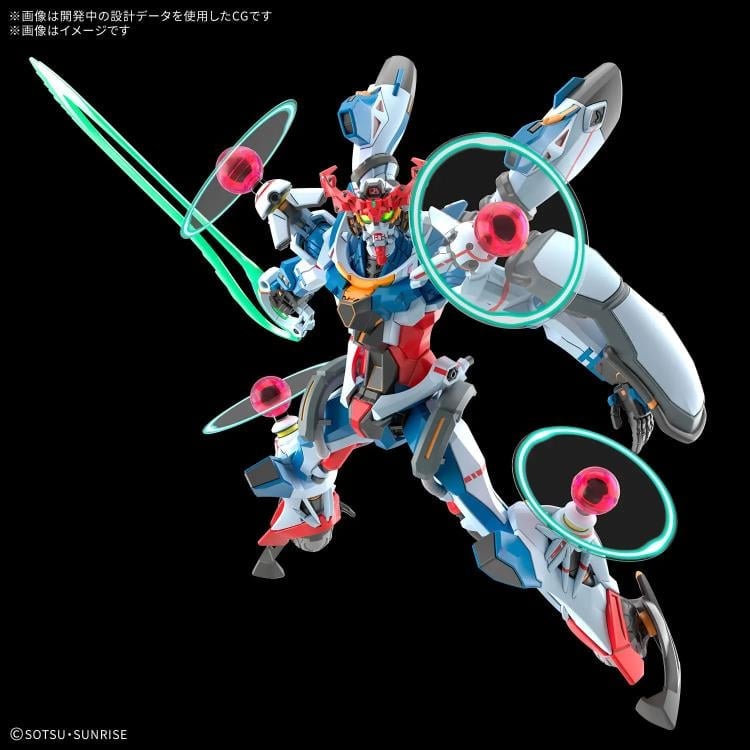 Bandai Mobile Suit Gundam GQuuuuuuX HGGQ GQuuuuuuX Endymion Unit Awakened 1/144 Scale Model Kit - View 3