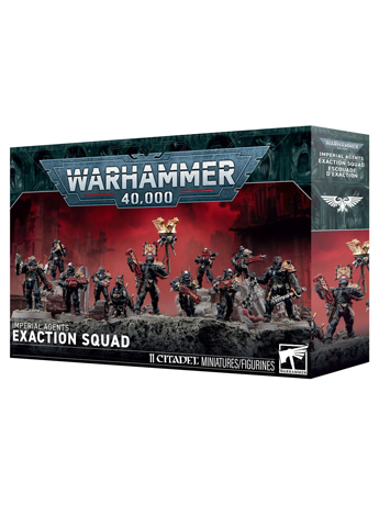 Games Workshop Warhammer 40,000 Imperial Agents Exaction Squad Citadel Plastic Miniature Set