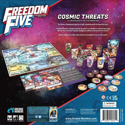 Arcane Wonders Freedom Five Cosmic Threats Expansion Board Game - View 3