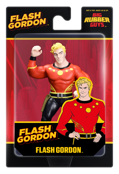 Major Flash Gordon Big Rubber Guys Flash Gordon Figure, 8-Inch - View 4