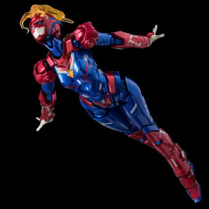 Sentinel Marvel Fighting Armor Captain Marvel Action Figure, 6.5-Inch - View 6