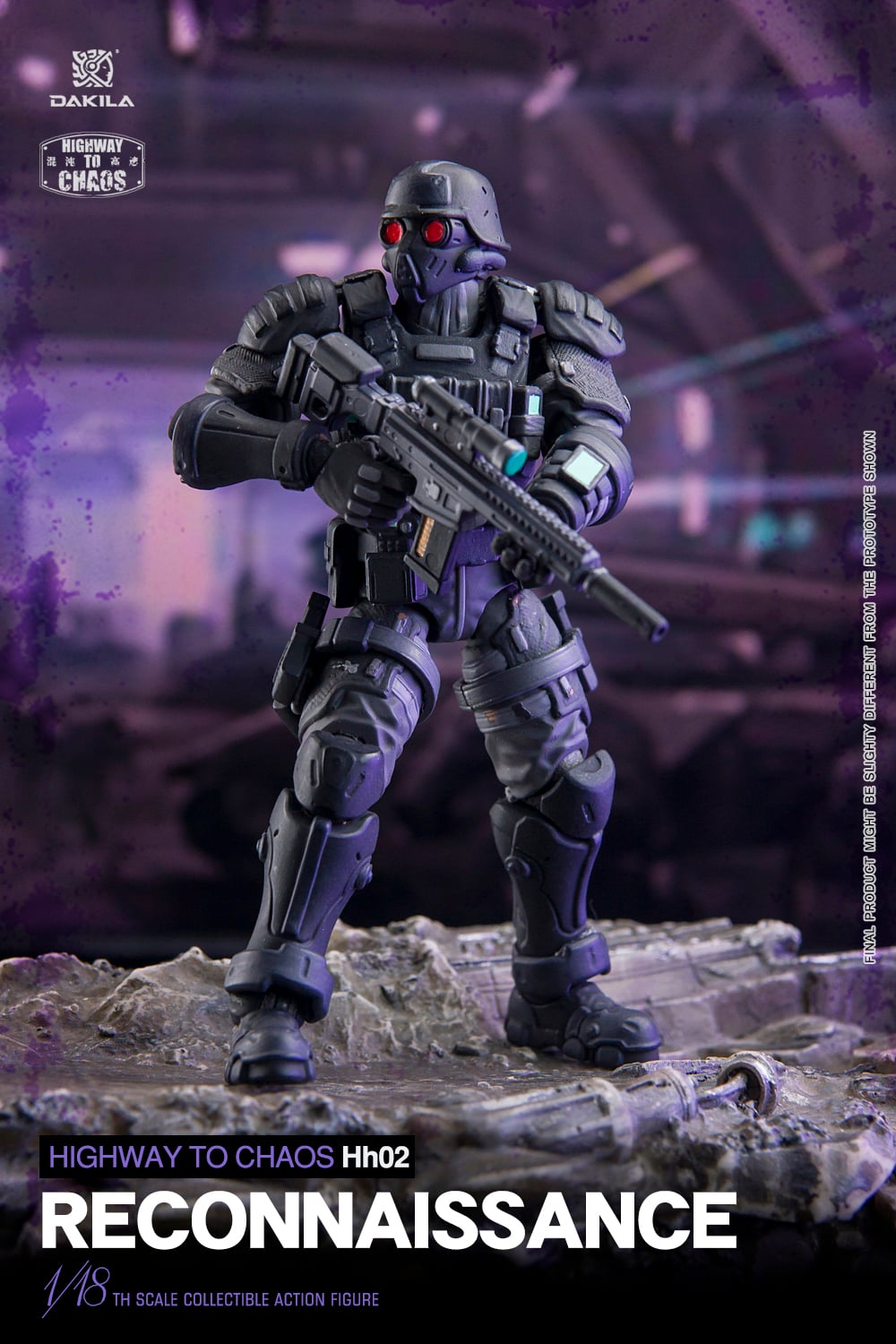 Dakila Highway to Chaos HH02 Reconnaissance Hellhound Scout 1/18 Scale Action Figure - View 3