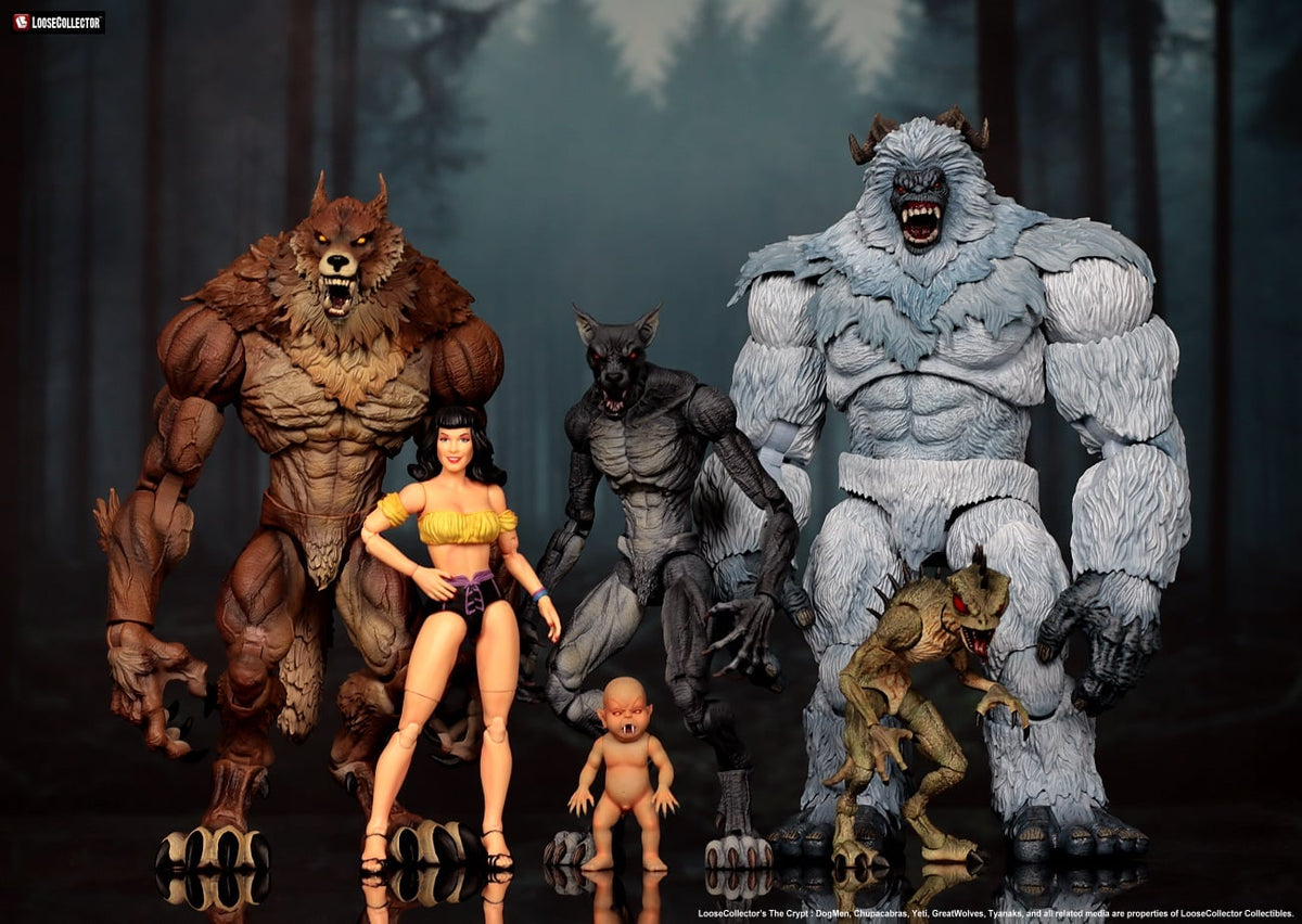 LooseCollector The Crypt Dogmen Black 1/12 Scale 8-Inch Action Figure - View 12