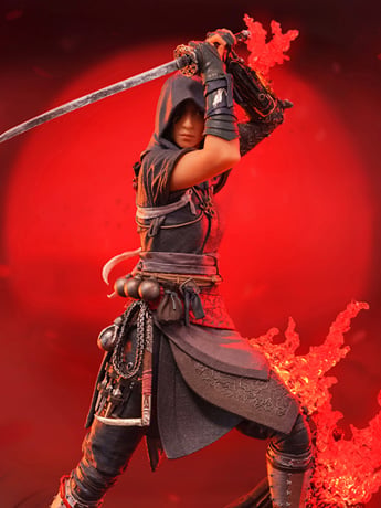Pure Arts Assassin's Creed Shadows Animus Naoe 1/8 Scale Statue, 11-Inch PVC