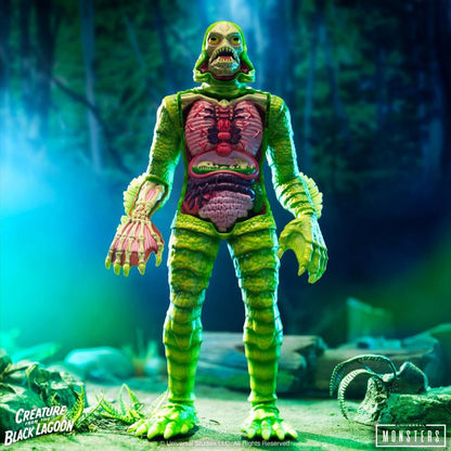 Super7 Universal Monsters Super Cyborg Creature from the Black Lagoon (Full Color) 11-Inch Figure - View 4