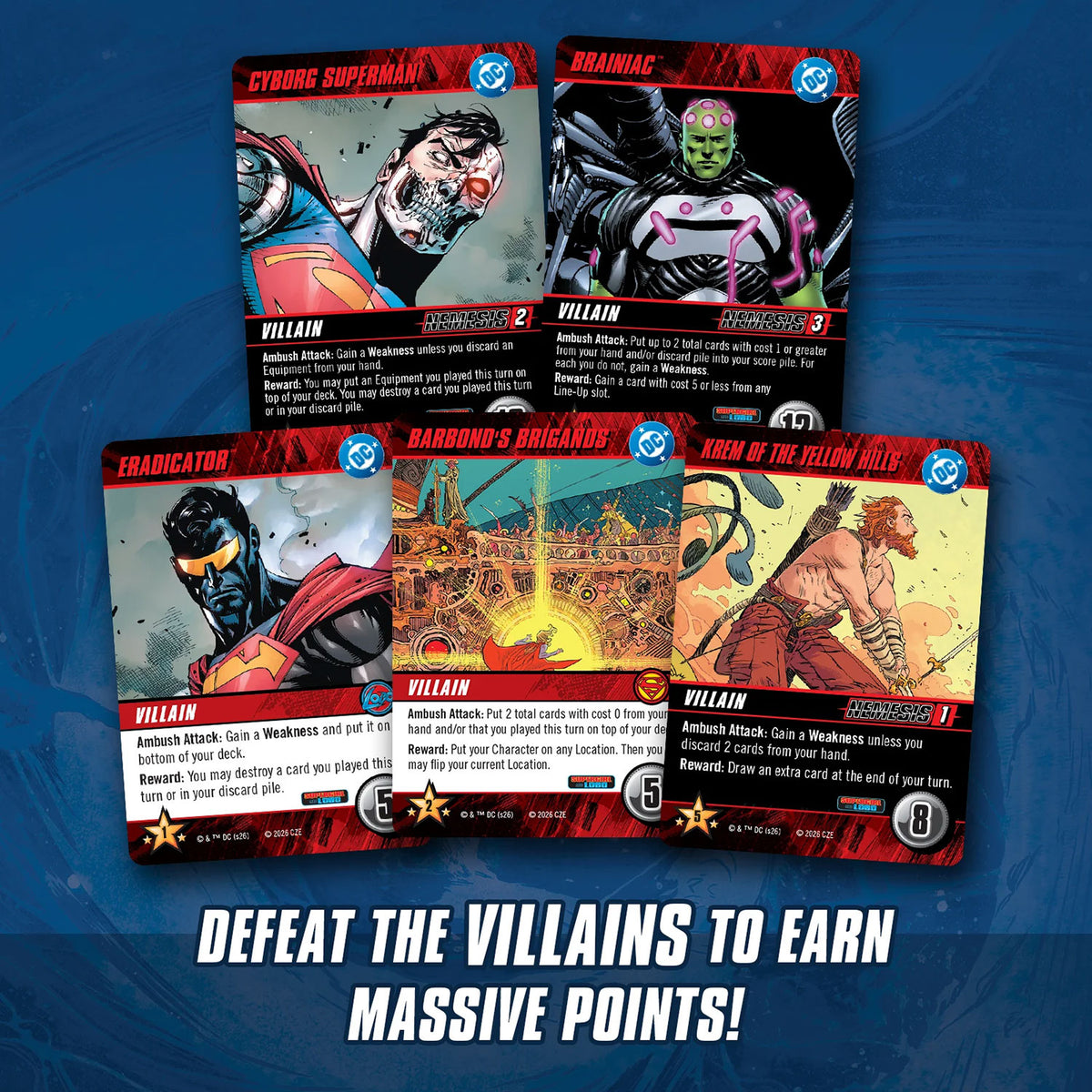 Cryptozoic DC Comics Deck-Building Card Game: The Adventures of Supergirl and Lobo - View 7