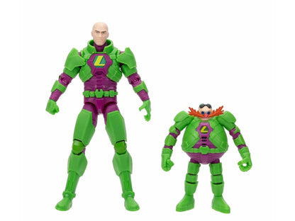 Jakks Pacific DC Comics x Sonic the Hedgehog Dr. Eggman & Lex Luthor Action Figure Two-Pack - View 2