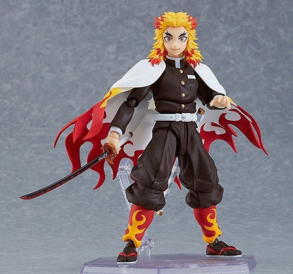 Max Factory Demon Slayer: Kimetsu no Yaiba figma No.553 Rengoku Kyoujurou 6-Inch Action Figure - View 5