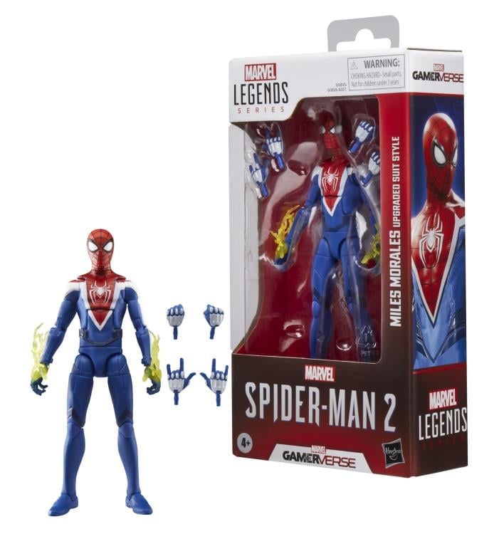 Hasbro Marvel's Spider-Man 2 Marvel Legends Gamerverse Miles Morales (Upgraded Suit Style) Action Figure - View 10