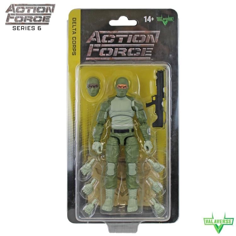 Valaverse Action Force Delta Corps Trooper 1/12 Scale Plastic Action Figure - View 6