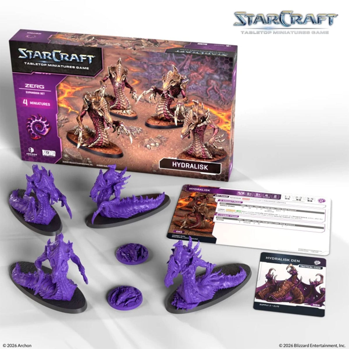 Archon Studios StarCraft The Miniatures Game Zerg Hydralisk Expansion Set - View 5