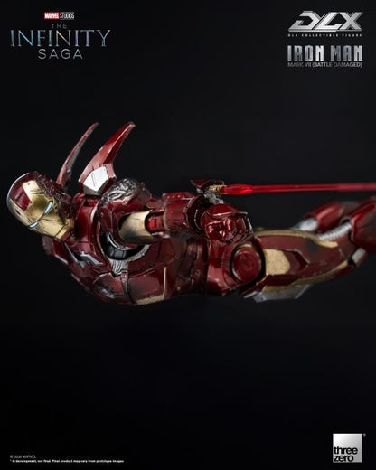 threezero Marvel Infinity Saga DLX Iron Man Mark 7 (Battle Damaged Ver.) 1/12 Scale 7-Inch Action Figure - View 9