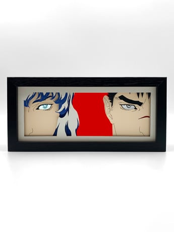 Otaku Lamps Berserk Guts and Griffith LED Light Box