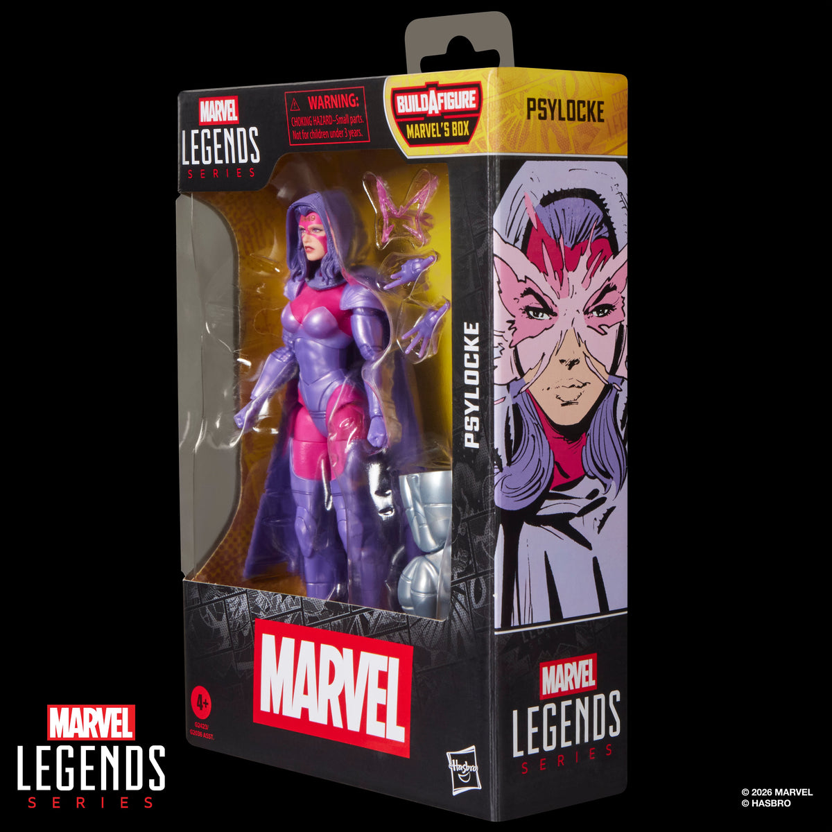 Hasbro Marvel Legends X-Men Psylocke Action Figure (Marvel's Box BAF) - View 12