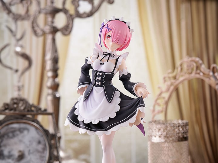 Good Smile Re:Zero Starting Life in Another World Pop Up Parade L Ram, 8.66-Inch Plastic Figure - View 2