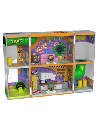 Funko Teenage Mutant Ninja Turtles Bitty Pop! Bitty Box Sewer Lair with Michelangelo and Leonardo