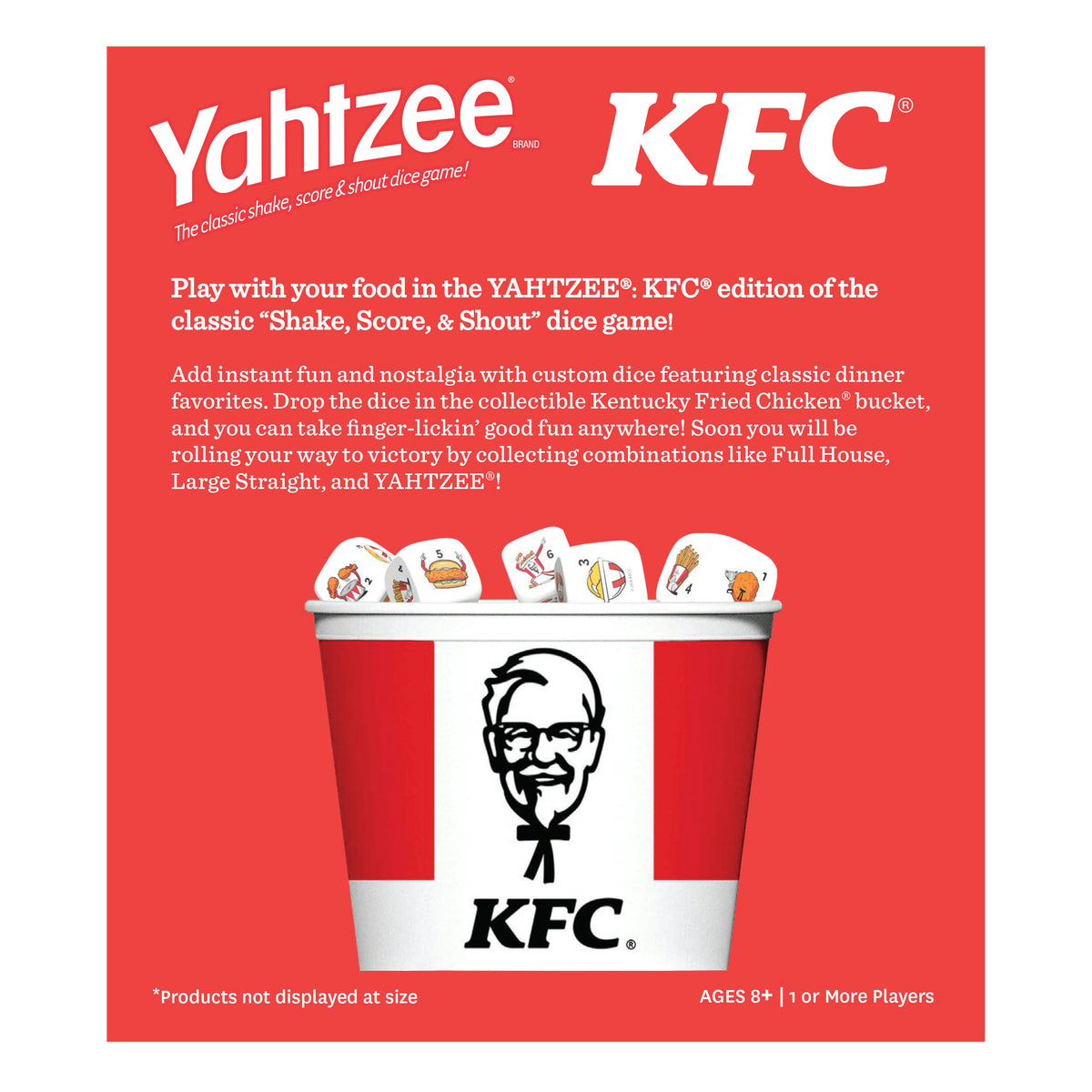 USAopoly Yahtzee: KFC Edition Dice Game, KFC-Themed Version - View 5