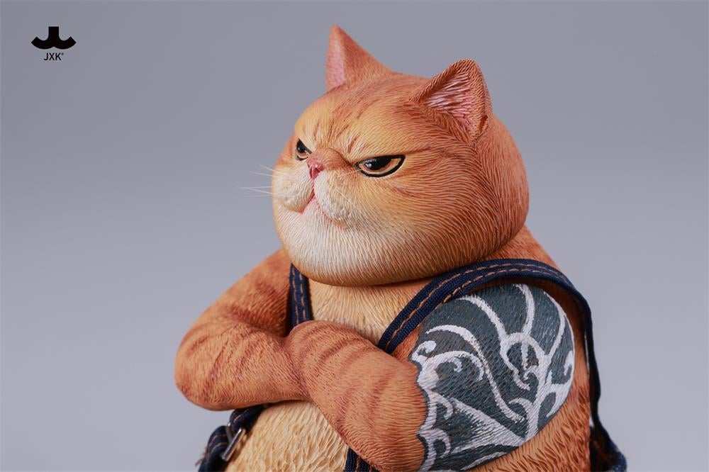 JxK.Studio Tough-Guy Cat (Ver. B) 4.5-Inch Resin Figure - View 7