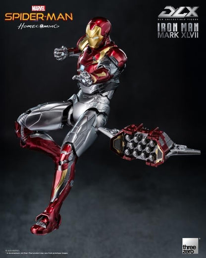 threezero Spider-Man: Homecoming DLX Iron Man Mark 47 1/12 Scale Action Figure - View 12