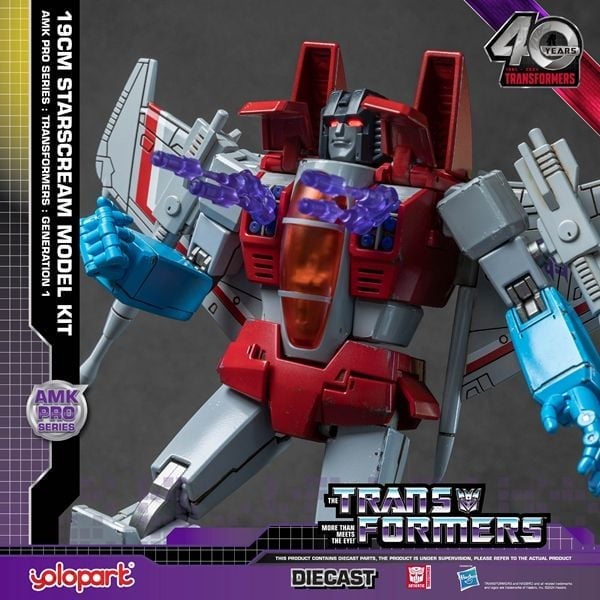 Yolopark Transformers AMK Pro Starscream 7.5-Inch Plastic Model Kit - View 18