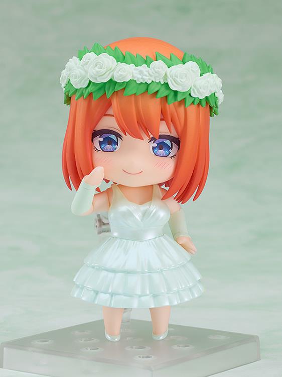 Good Smile The Quintessential Quintuplets Nendoroid No.2405 Yotsuba Nakano (Wedding Dress Ver.), 3.94-Inch - View 3