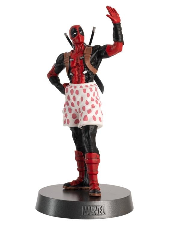 Eaglemoss Marvel Comics Heavyweights Collection #4 Deadpool (Underpants) 1/18 Scale Metal Figure - View 3