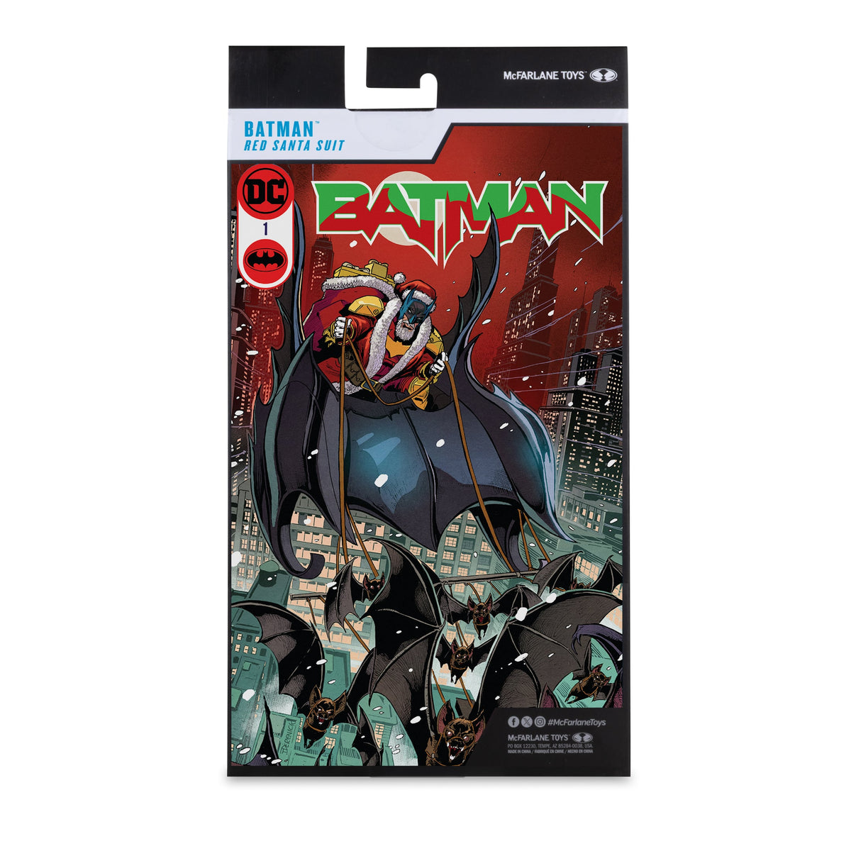 McFarlane Toys DC Multiverse McFarlane Vault Collection Batman (Red Santa Suit) Action Figure - View 12