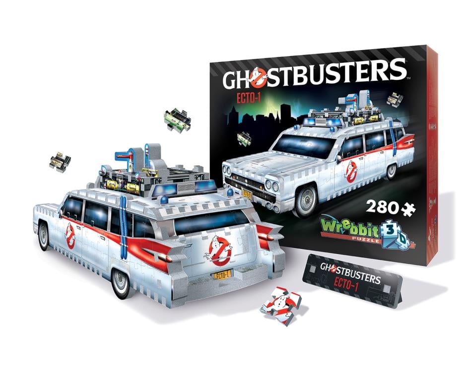 Wrebbit Ghostbusters Ecto-1 280-Piece 3D Puzzle, 5.5-Inch - View 6