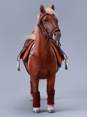 JxK.Studio Little Shetland Pony with Bangs Brown Ver. Resin Figure (7.4-Inch)