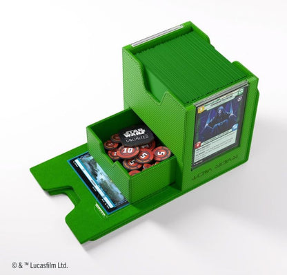 Gamegenic Star Wars: Unlimited Twin Suns Green Deck Pod in Hexafyber Material - View 22