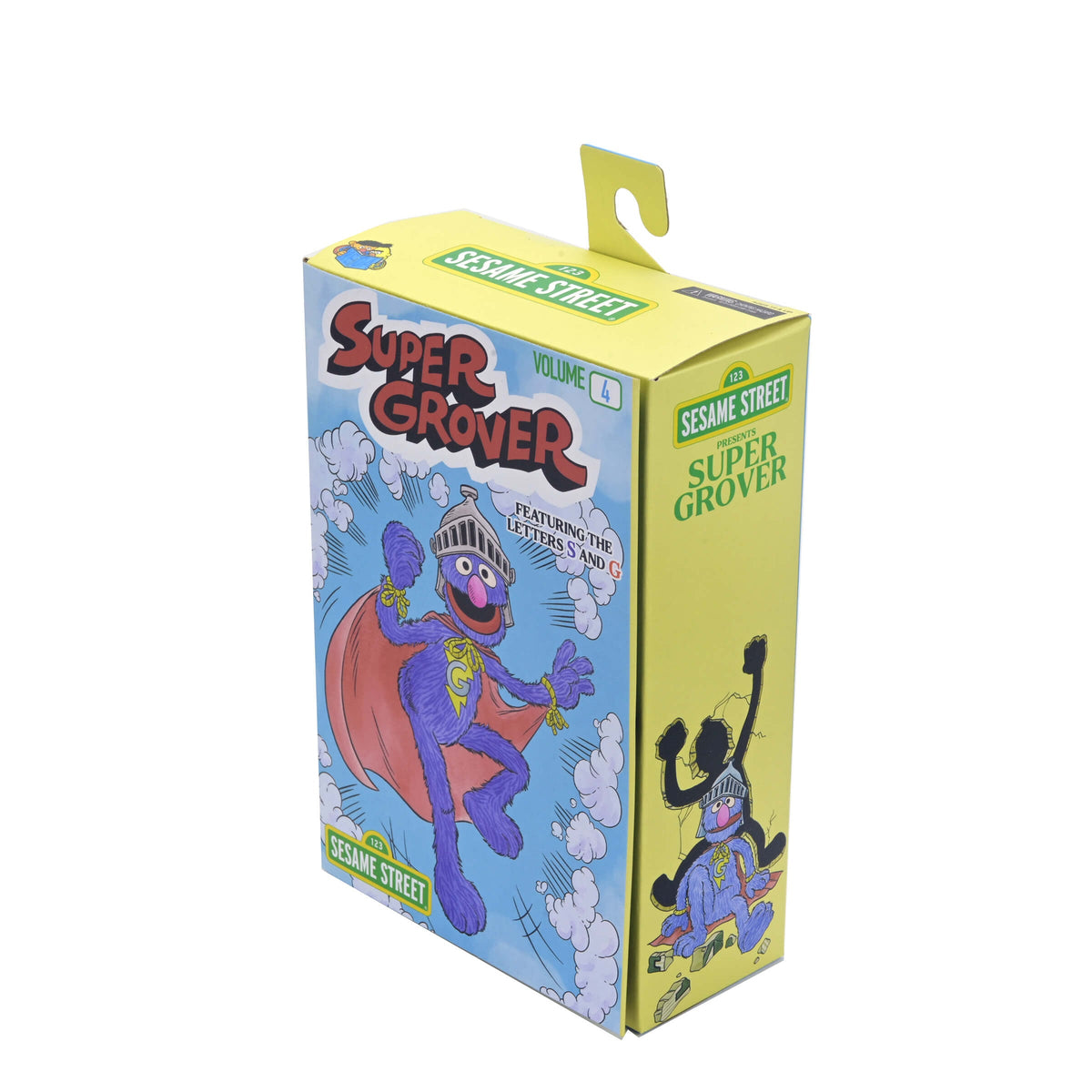 NECA Sesame Street Ultimate Super Grover Plastic Action Figure - View 25