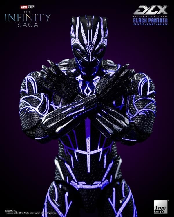 threezero Marvel Infinity Saga DLX Black Panther (Kinetic Energy Charged) 1/12 Scale 7-Inch Action Figure - View 13