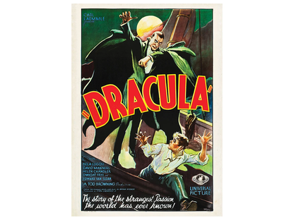 Trend Setters Universal Monsters Dracula (Vintage Poster) MightyPrint 24-Inch Wall Art - View 2