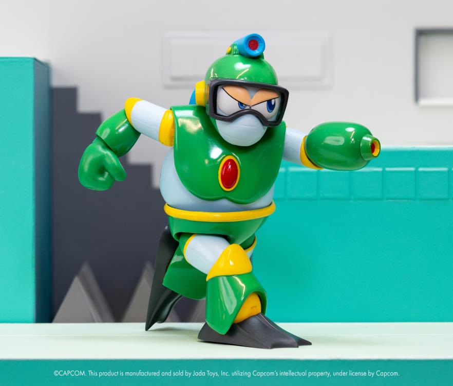 Jada Toys Mega Man Bubble Man Deluxe 1/12 Scale Action Figure - View 7
