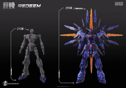 ZaoWorkshop Saint Armor Redeem 1/100 Scale Plastic Model Kit, 8.3-Inch - View 7
