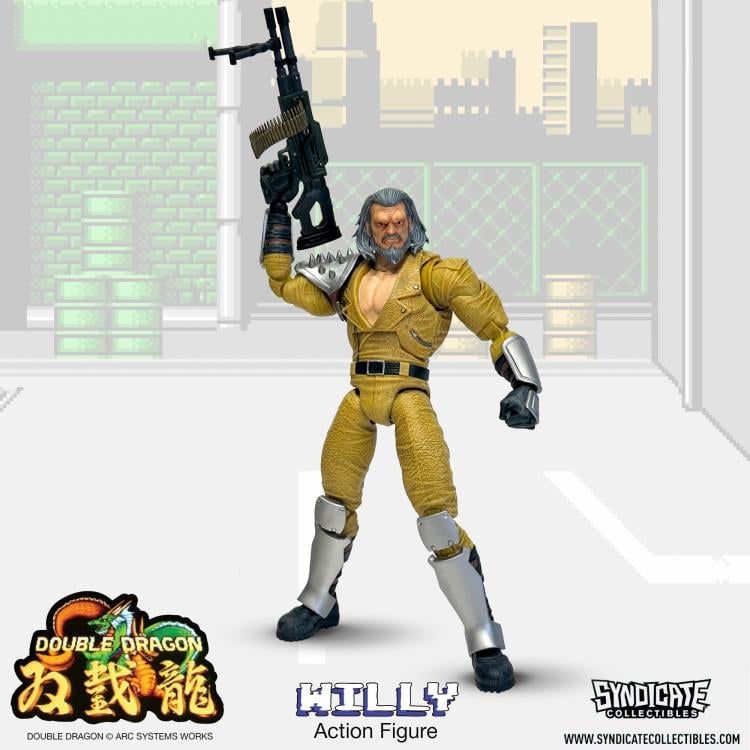 Syndicate Collectibles Double Dragon Willy Deluxe Action Figure - View 8