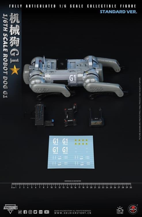 Soldier Story Robot Dog Standard Ver. 1/6 Scale Plastic Figure - View 24