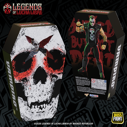 Boss Fight Studio Legends of Lucha Libre Fanaticos Vampiro (Coffin Box Resurrected) Action Figure - View 11