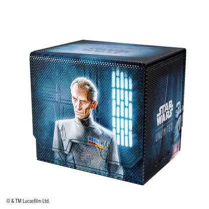 Gamegenic Star Wars: Unlimited Darth Vader and Grand Moff Tarkin Deck Pod in Hexafyber Material - View 3