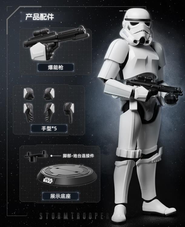 Blokees Star Wars Champion Class 02 Stormtrooper Model Kit in PVC and ABS - View 11