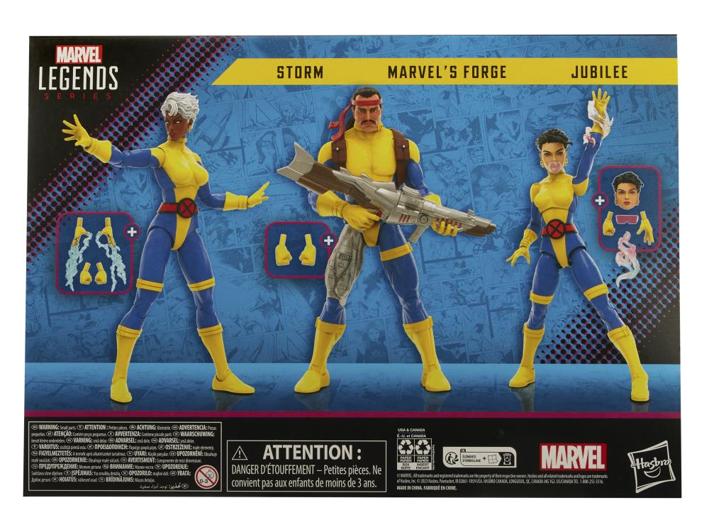 Hasbro Marvel Legends The Uncanny X-Men 60th Anniversary Forge, Storm and Jubilee Action Figure Three-Pack - View 19