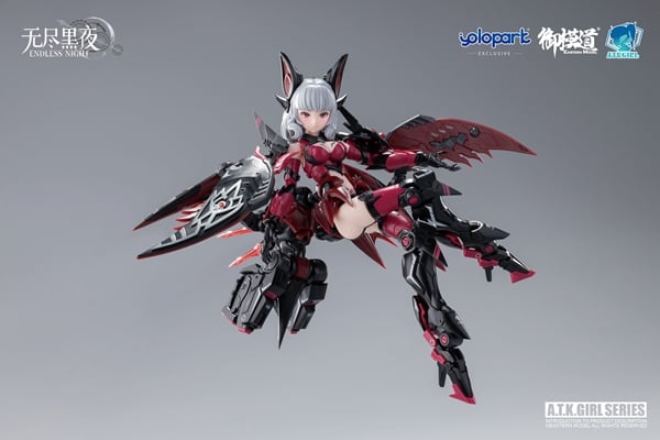 Eastern Model A.T.K. Girl Endless Night Vampire Camilla 1/12 Scale Model Kit, 6.69-Inch - View 17