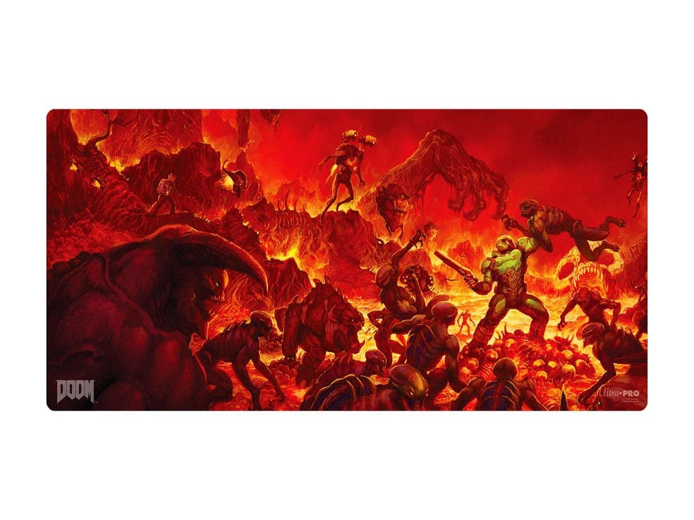 Ultra Pro Doom Creatures of Hell Doom Slayer Extended Playmat (14.5-Inch) - View 2