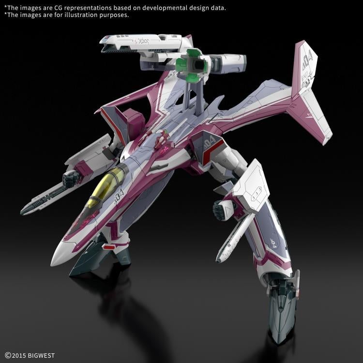 Bandai Macross Delta HG VF-31C Siegfried (Mirage Farina Jenius) 1/100 Scale Deluxe Model Kit Set - View 7
