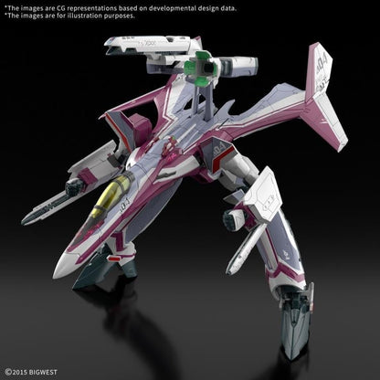 Bandai Macross Delta HG VF-31C Siegfried (Mirage Farina Jenius) 1/100 Scale Deluxe Model Kit Set - View 7