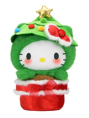 Kidrobot Hello Kitty Desktop Holiday Tree Plush, 8-Inch