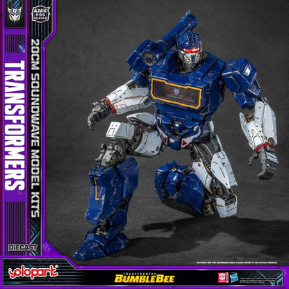 Yolopark Transformers: Bumblebee AMK Pro Soundwave 7.9-Inch Model Kit with Ravage - View 8