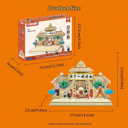 Puremind Dragon Ball Tenkaichi Budokai Wooden Construction Set with Acrylic Figures - View 9